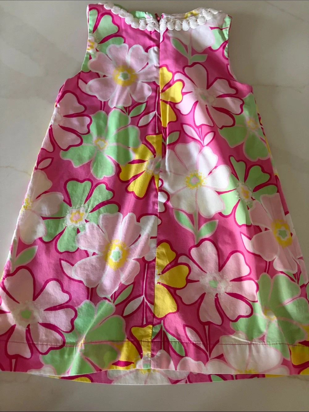 GAP Bright Pink Floral A-Line Skirt